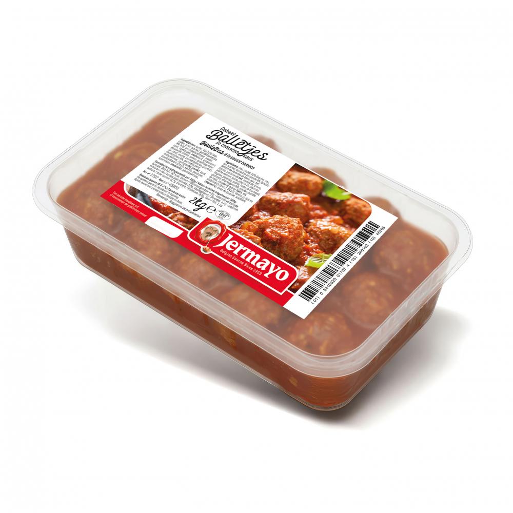 Boulettes à la sauce tomate - 3 x bac 2kg - Plats préparés